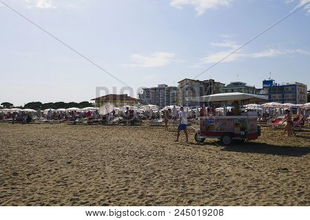 09 June 2018-caorle-italy-caorle Beach, Beautiful Venetian City,italy