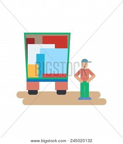 The Person Who Moves Or Helps Someone To Move And Carry Things In Boxes