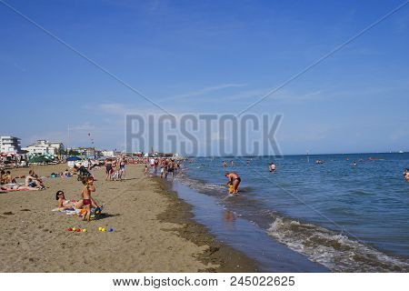 09 June 2018-caorle-italy-caorle Beach, Beautiful Venetian City,italy