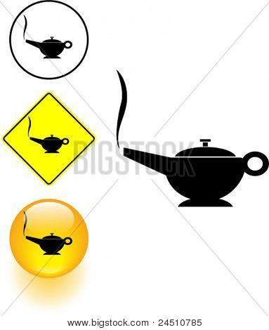 symbole de feu magique genie