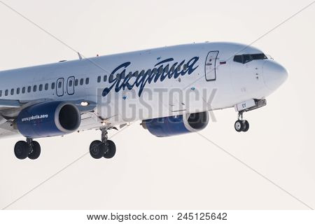 Boeing 737-85F Vq-boy Of The Yakutia Airlines