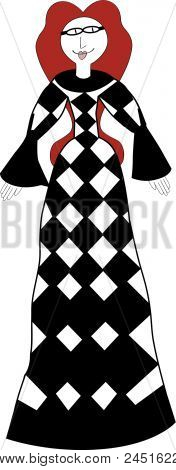 Donna Arlecchino (sostituzione: 2348370)