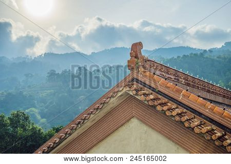 Buddhist Temple Kek Lok Si In Penang, Malaysia, Georgetown.