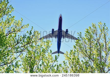 Sheremetyevo, Russia - May 16. 2018. Airbus A330 Of An Airline Aeroflot