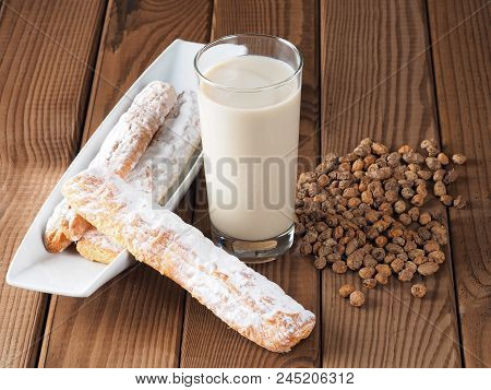 Horchata
Horchata Is A Drink, Made With The Juice Of Tigernuts And Sugar.  Native From Valencia - Sp