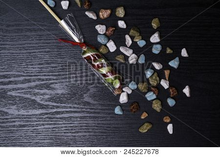 Color Caramel Sones, Candy And Spiral Lollipop. Child Birthday. Sweet Party