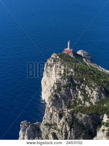 Phare sur l'île de Capri