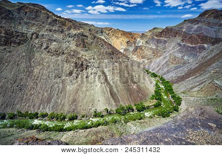 River In The Desert Aerial