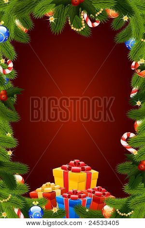 Weihnachtskarte-Vorlage