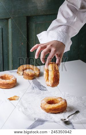 Puff Pastry Donuts Cronuts