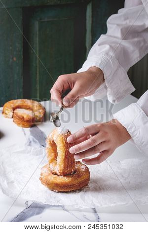 Puff Pastry Donuts Cronuts