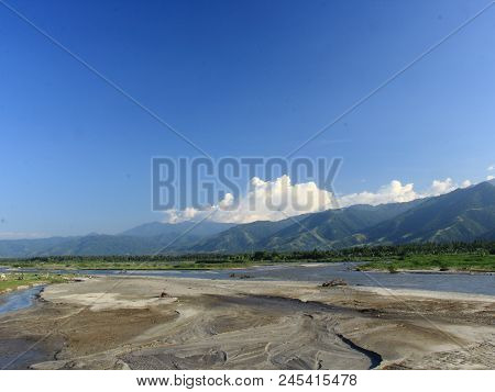 River Palu During The Rainy Season, Desa Sibowi, Kecamatan Biromaru, Sulawesi Tengah, Indonesia