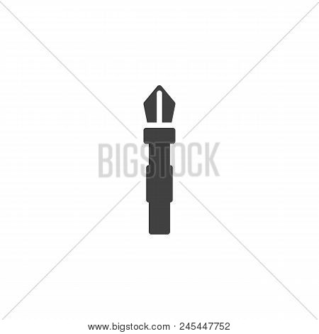 Medieval Spear Vector Icon. Filled Flat Sign For Mobile Concept And Web Design. Spear Weapon With Po