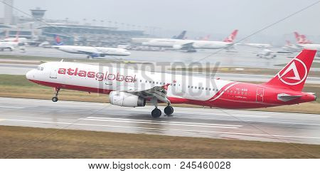 Airplane Landing To Airport