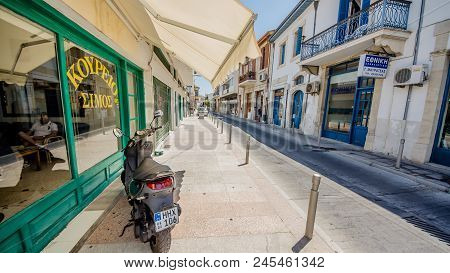 Nicosia, Northern Cyprus -august 7, 2017: Bike In The Old Nicosia