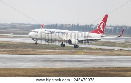 Airplane Landing To Airport