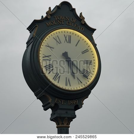 An Historical Document Of Architecture And Location For Mount Gilead Town Clock Circa 2018
