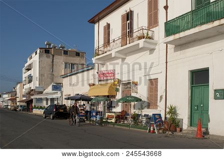 Larnaca, Cyprus - May 17, 2012: Shop In The Old Part Of Larnaca