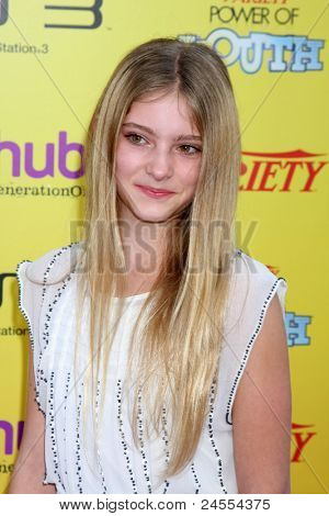 LOS ANGELES - OCT 22:  Willow Shields arriving at the 2011 Variety Power of Youth Evemt at the Paramount Studios on October 22, 2011 in Los Angeles, CA
