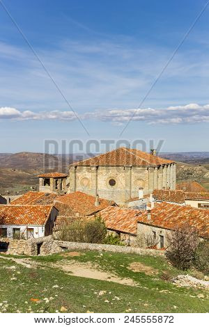 San Juan Bautista Church In Historic Village Atienza, Spain