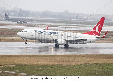 Airplane Landing To Airport