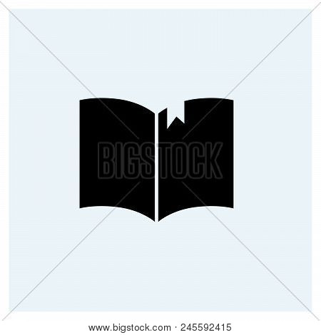 Open Book Icon Vector Icon On White Background. Open Book Icon Modern Icon For Graphic And Web Desig