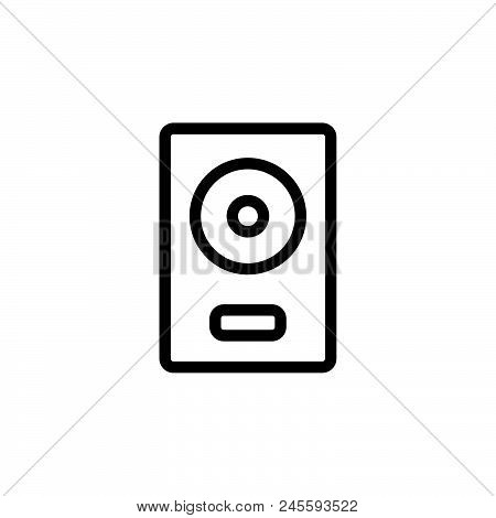 Sound Speaker Vector Icon On White Background. Sound Speaker Modern Icon For Graphic And Web Design.