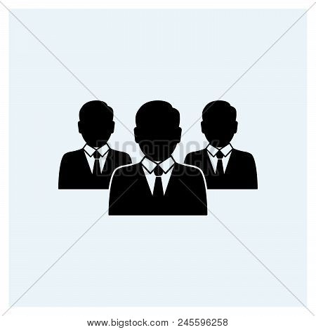 Business Team Icon Vector Icon On White Background. Business Team Icon Modern Icon For Graphic And W