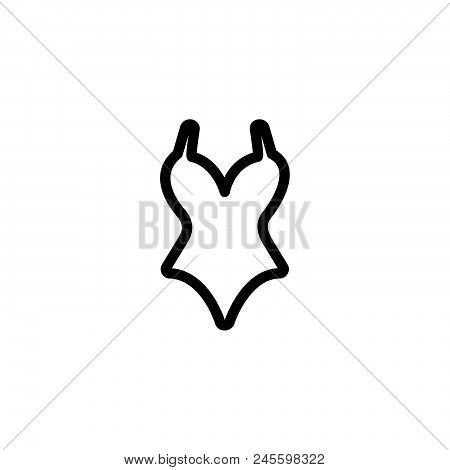 Bikini Vector Icon On White Background. Bikini Modern Icon For Graphic And Web Design. Bikini Icon S