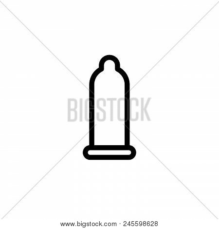 Condom Vector Icon On White Background. Condom Modern Icon For Graphic And Web Design. Condom Icon S