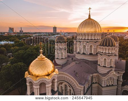 Cathedral Of The Nativity Of Christ In Riga, Latvia