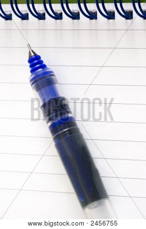 Closeup appunti e penna