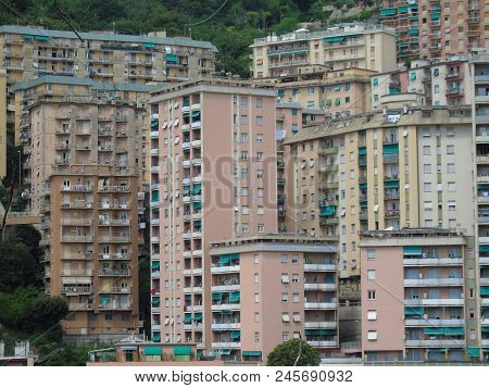 An Amazing Photography Of Some Public Housing In Genova Built In The 60s On The Hills Of The City