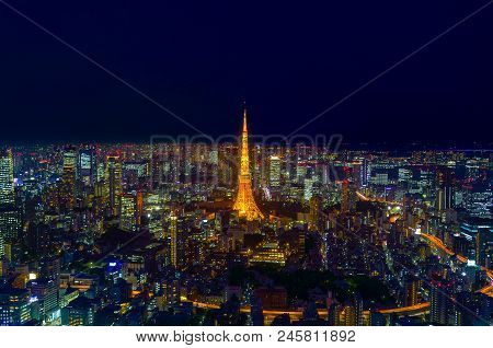 Tokyo  Tower  Famous Landmark In Tokyo