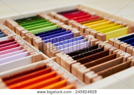Montessori Color Wood Color Gamut Box For School