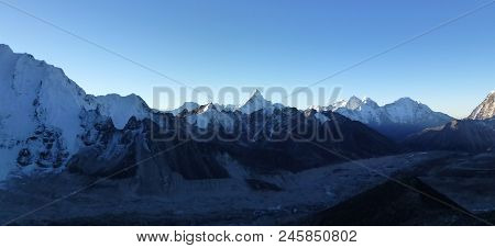 Mount Ama Dablam At Dawn From Kala Patthar, Gorak Shep, Everest Base Camp Trek, Nepal