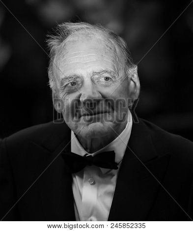 Bruno Ganz attends the screening of 'The House That Jack Built' during the 71st annual Cannes Film Festival at Palais des Festivals on May 14, 2018 in Cannes, France. 