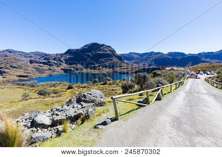 Cajas National Park Entrance Cuenca Ecuador Daytime