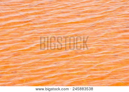 Copper Red Polluted Lake Mine In Gossan Cobre Huelva Spain