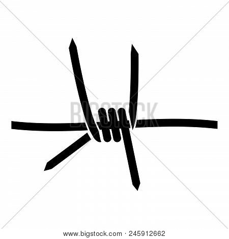 Barblock Element Icon Black Color Vector Illustration Flat Style Simple Image