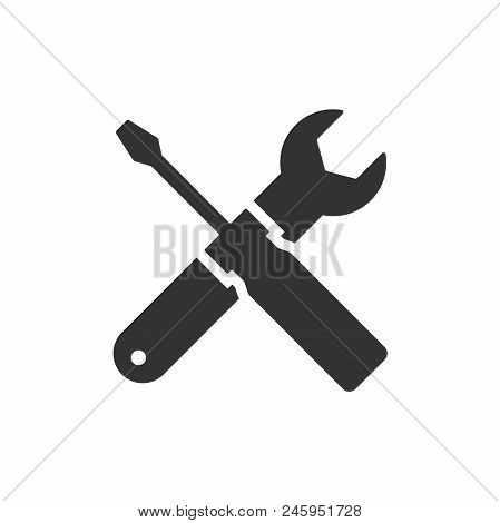 Isolated Coloring Service Tools Icon. Vector Pictogram Style Is A Flat Bicolor Symbol. Designed For 