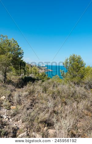 The Coast And The Mountain In Peñíscola