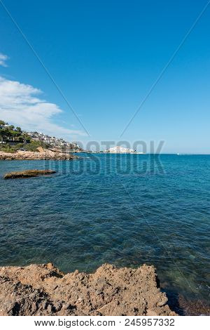 The Coast And The Mountain In Peñíscola