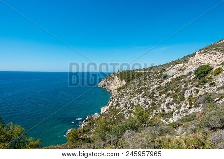 The Coast And The Mountain In Peñíscola