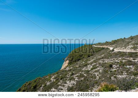 The Coast And The Mountain In Peñíscola