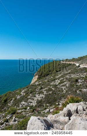 The Coast And The Mountain In Peñíscola