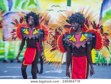 Manila , Philippines - April 27 :participants In The Aliwan Fiesta In Manila Philippines On April 27