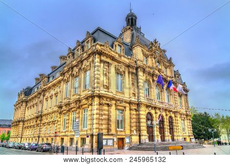 Town Hall Of Tourcoing, A City Near Lille In The Nord Department Of France