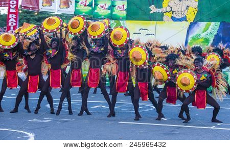 Manila , Philippines - April 27 :participants In The Aliwan Fiesta In Manila Philippines On April 27