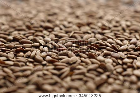 Raw Organic Flaxseeds.